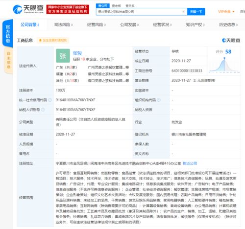 喜茶關聯公司在銀川成立新公司 經營互聯網食品及出版物銷售