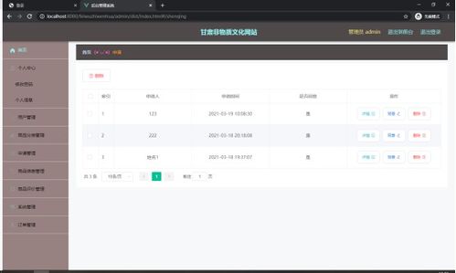 基于java springboot vue的非物質文化網站的設計與開發